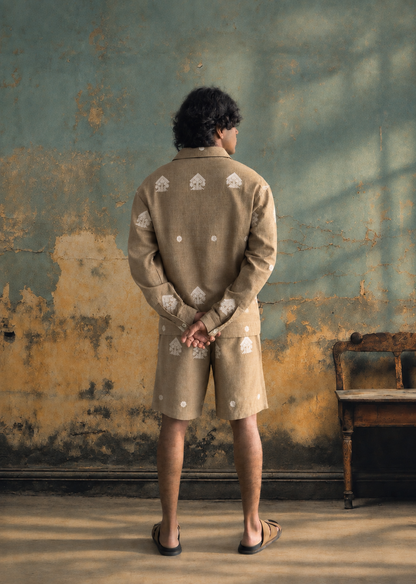Silk Safari Shirt Jacket