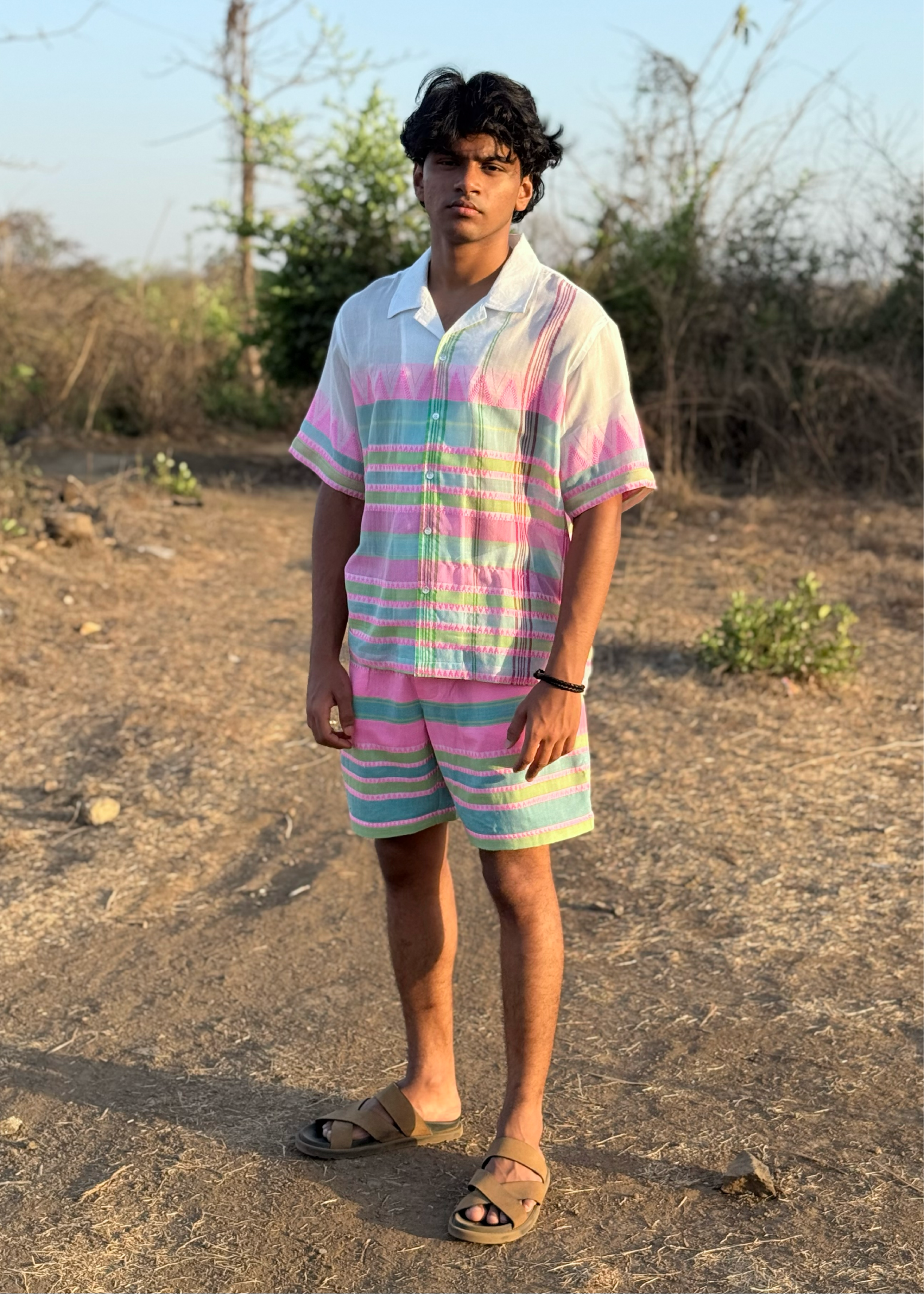 Tarang Jacquard Studio Shorts