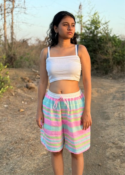 Tarang Jacquard Studio Shorts