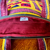 "ABHLA - Vintage Kutch Embroidery Laptop Bag with intricate, vibrant traditional designs, showcasing handcrafted details and cultural artistry."